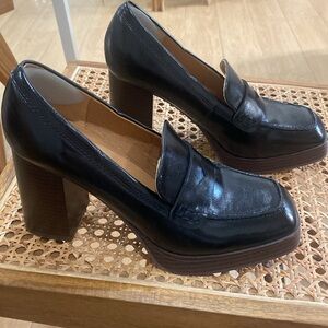 Nine West Platform Heels sz 8 Black